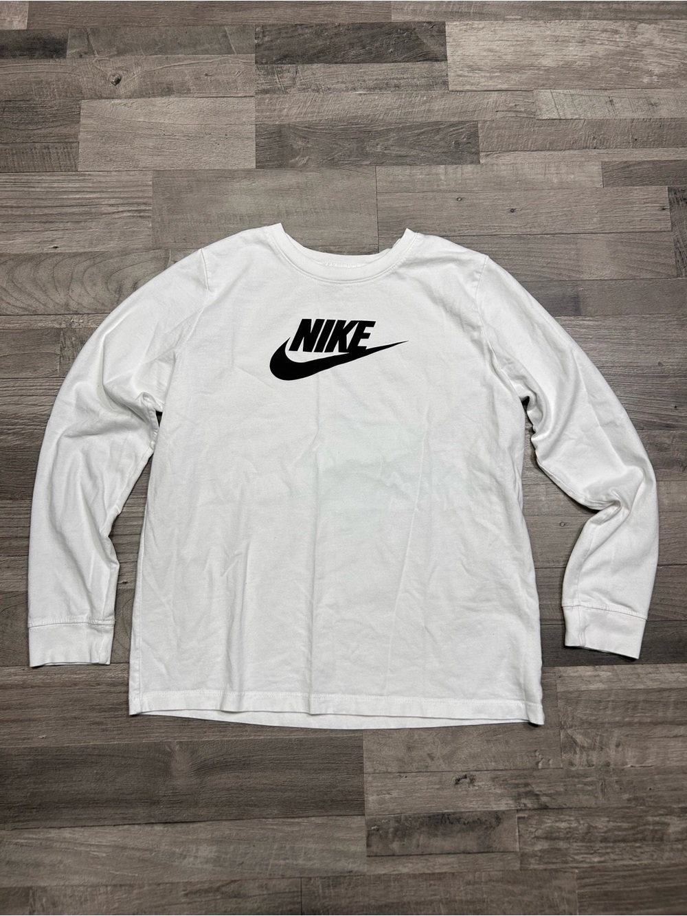 Nike Girls White Long Sleeve Top XL